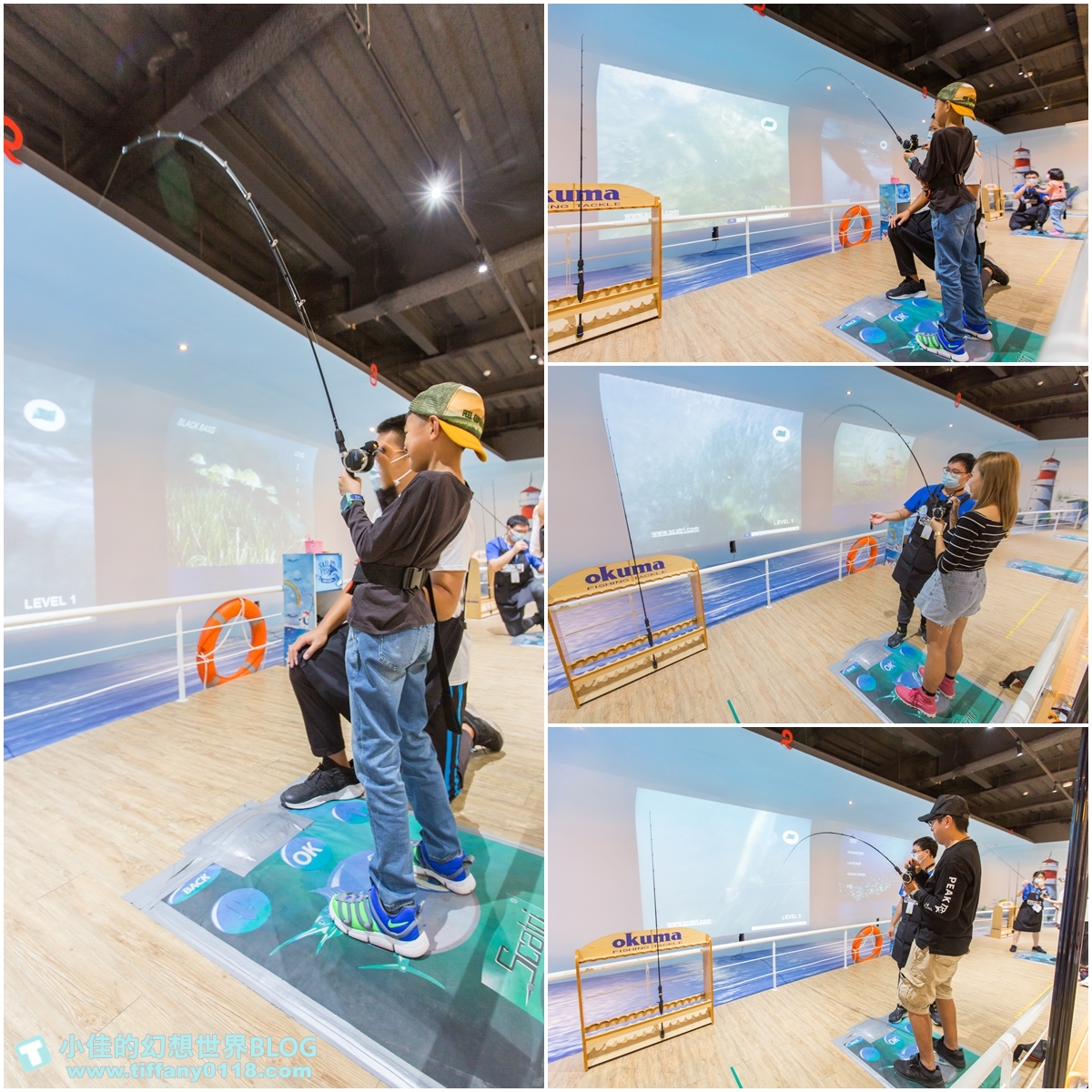 [台中景點]寶熊漁樂碼頭/全球唯一巨無霸釣魚機/3D劇場、DIY、虛擬釣場/台中室內景點推薦