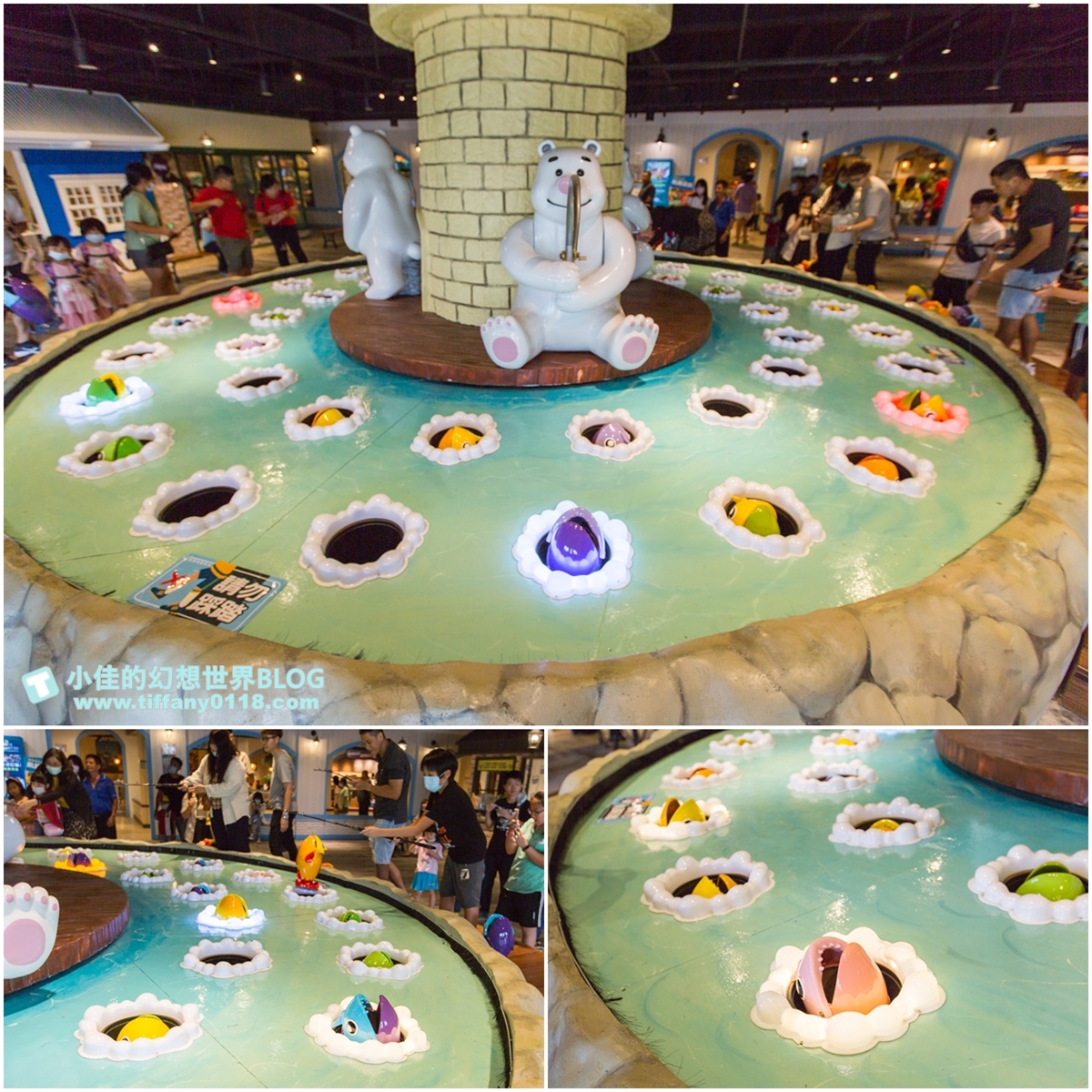 [台中景點]寶熊漁樂碼頭/全球唯一巨無霸釣魚機/3D劇場、DIY、虛擬釣場/台中室內景點推薦
