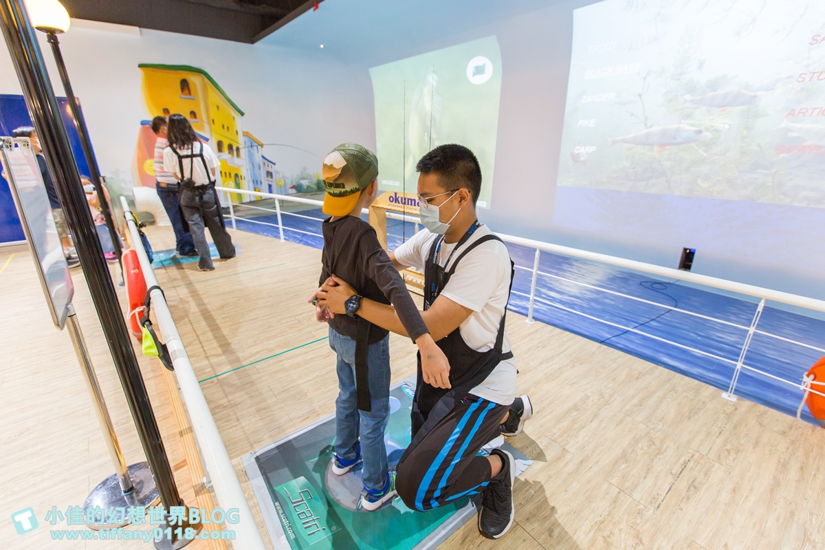 [台中景點]寶熊漁樂碼頭/全球唯一巨無霸釣魚機/3D劇場、DIY、虛擬釣場/台中室內景點推薦