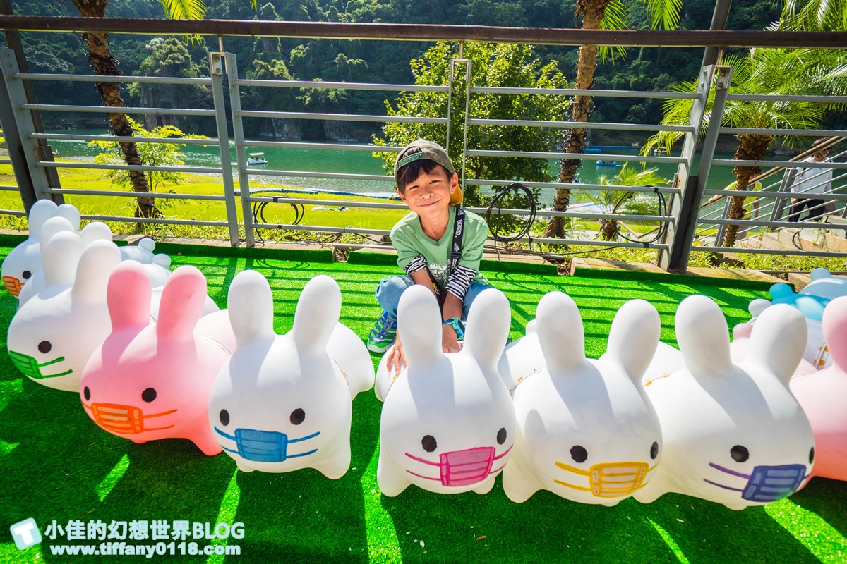 2020碧潭地景藝術「幾米 向月亮許願」/15公尺高月亮蛋糕+超萌兔子及小熊/月兔藝術大街超好拍