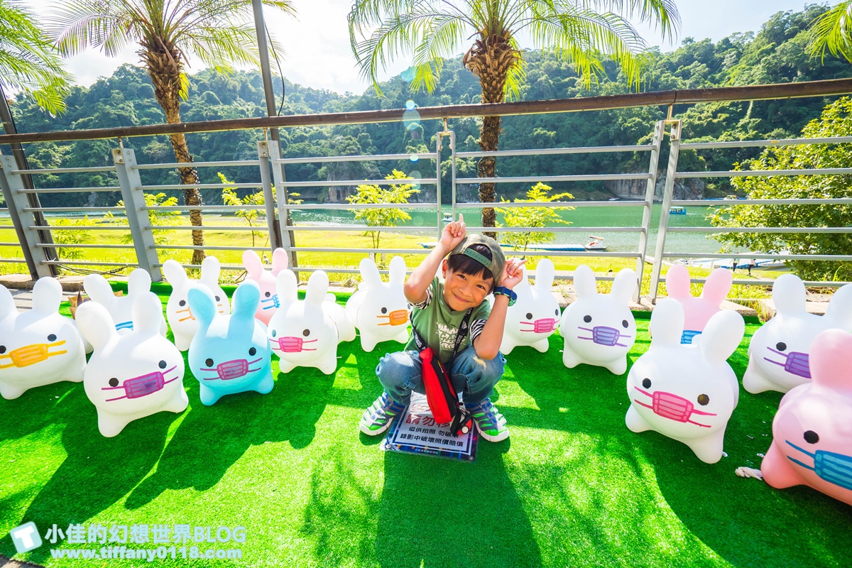 2020碧潭地景藝術「幾米 向月亮許願」/15公尺高月亮蛋糕+超萌兔子及小熊/月兔藝術大街超好拍