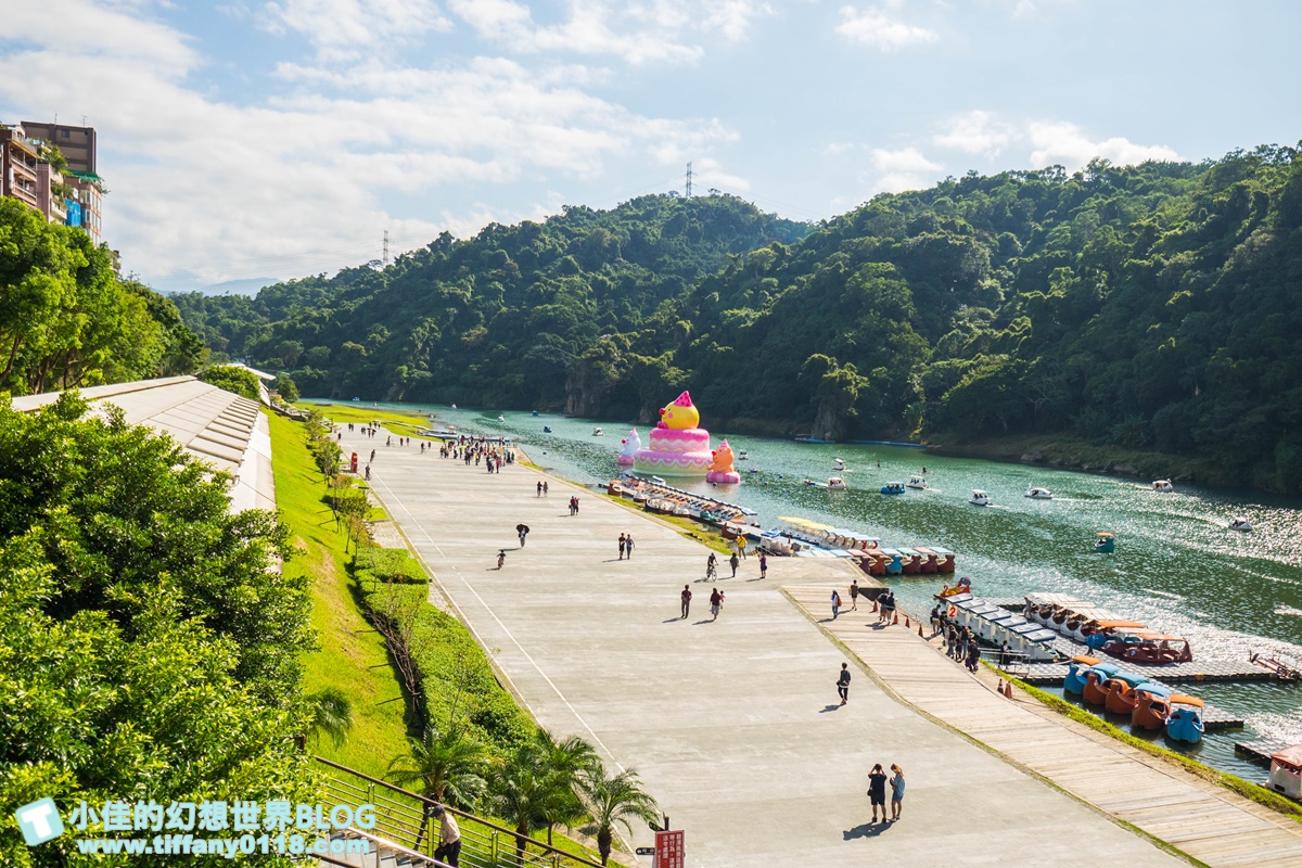 2020碧潭地景藝術「幾米 向月亮許願」/15公尺高月亮蛋糕+超萌兔子及小熊/月兔藝術大街超好拍