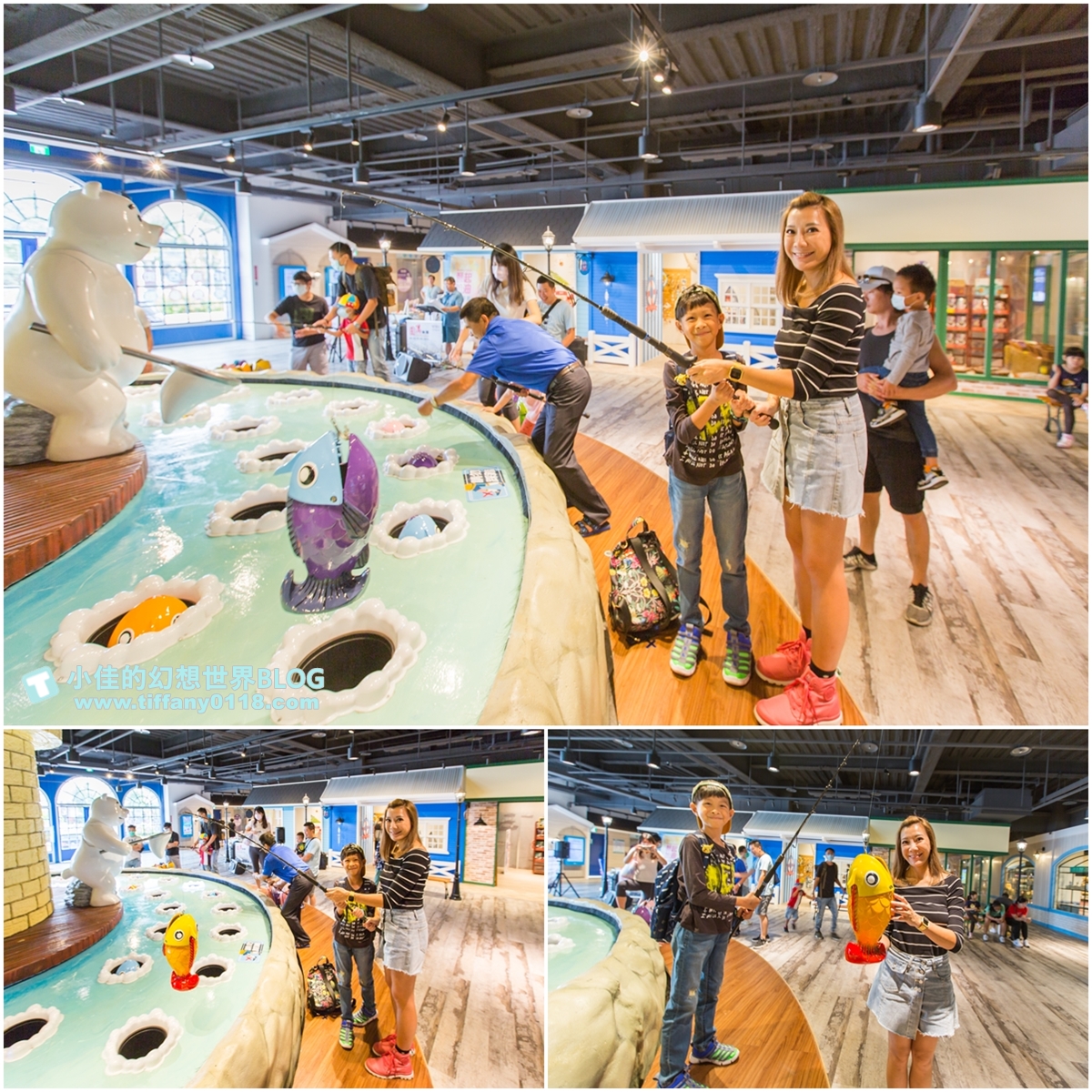 [台中景點]寶熊漁樂碼頭/全球唯一巨無霸釣魚機/3D劇場、DIY、虛擬釣場/台中室內景點推薦