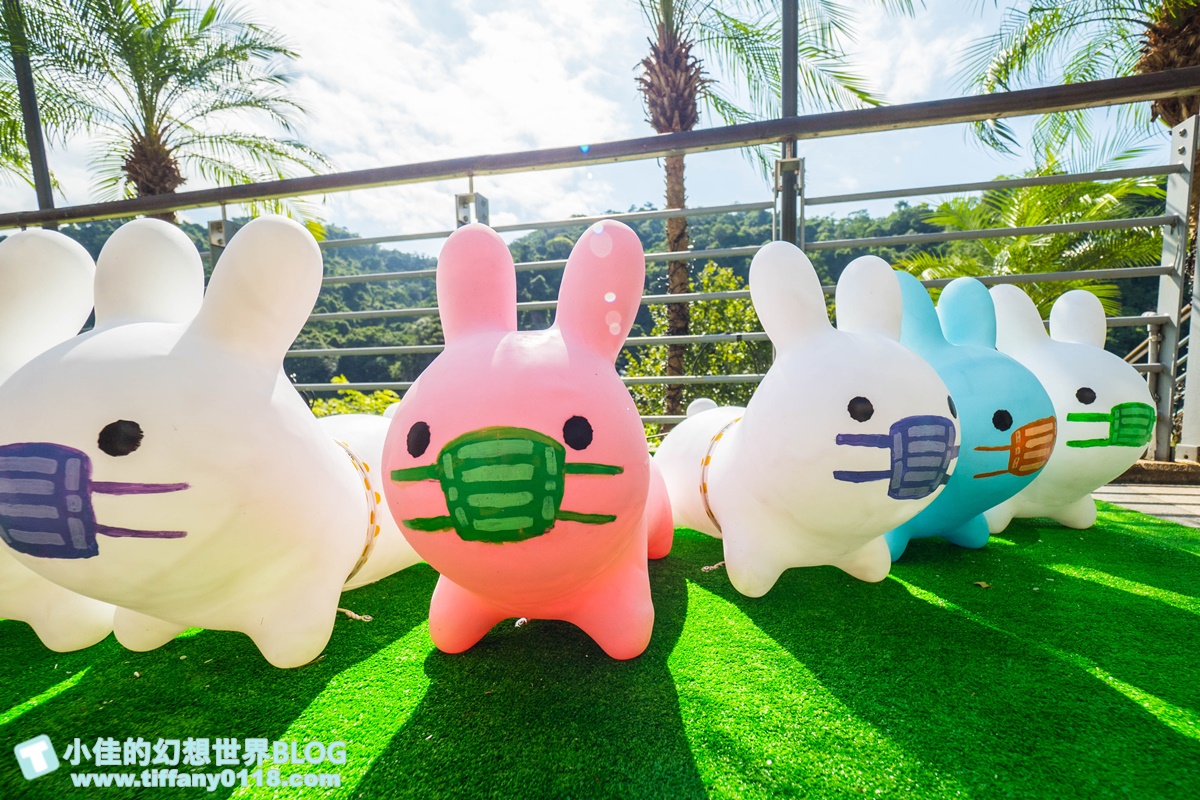 2020碧潭地景藝術「幾米 向月亮許願」/15公尺高月亮蛋糕+超萌兔子及小熊/月兔藝術大街超好拍