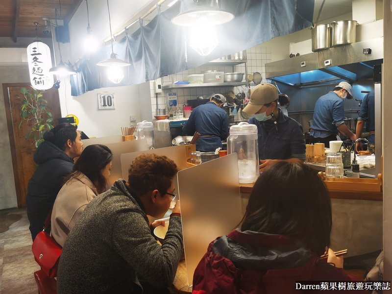 三冬麵舖菜單停車排隊/桃園拉麵/藝文特區美食