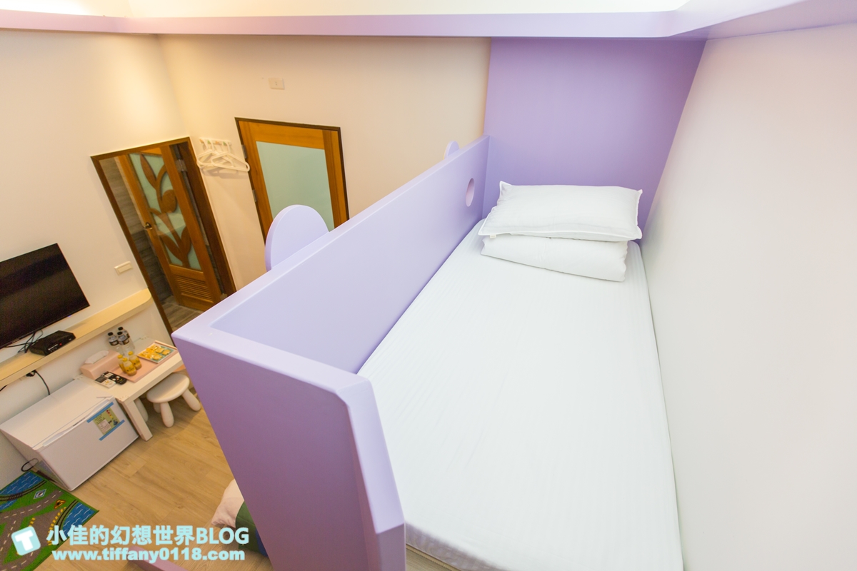 [宜蘭民宿]童萌國溜滑梯親子民宿/迎賓氣球+自製餅乾超貼心/主題造型溜滑梯房有球池和攀岩