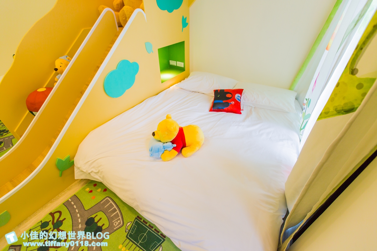 [宜蘭民宿]童樂天親子童玩民宿/米奇元素遊樂園大廳+馬可龍繽紛色系的主題滑梯房/宜蘭童玩節民宿推薦