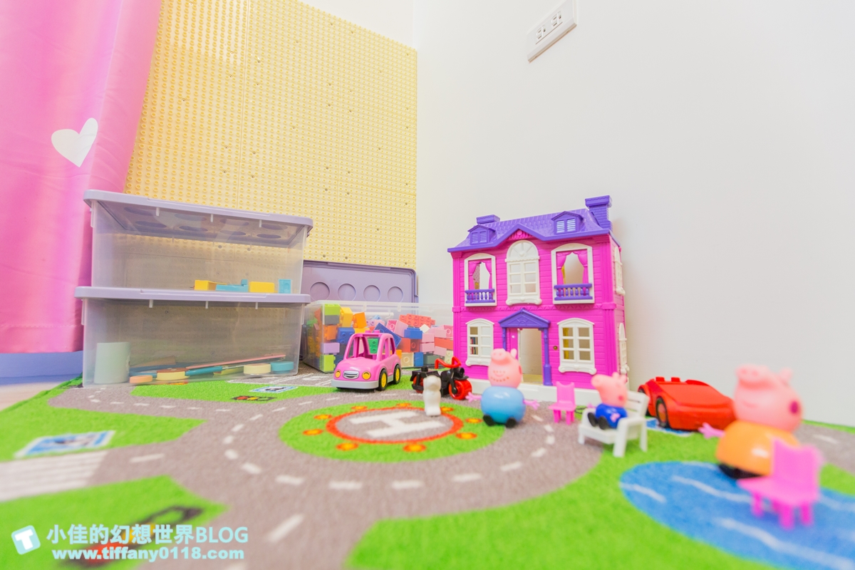 [宜蘭民宿]童萌國溜滑梯親子民宿/迎賓氣球+自製餅乾超貼心/主題造型溜滑梯房有球池和攀岩