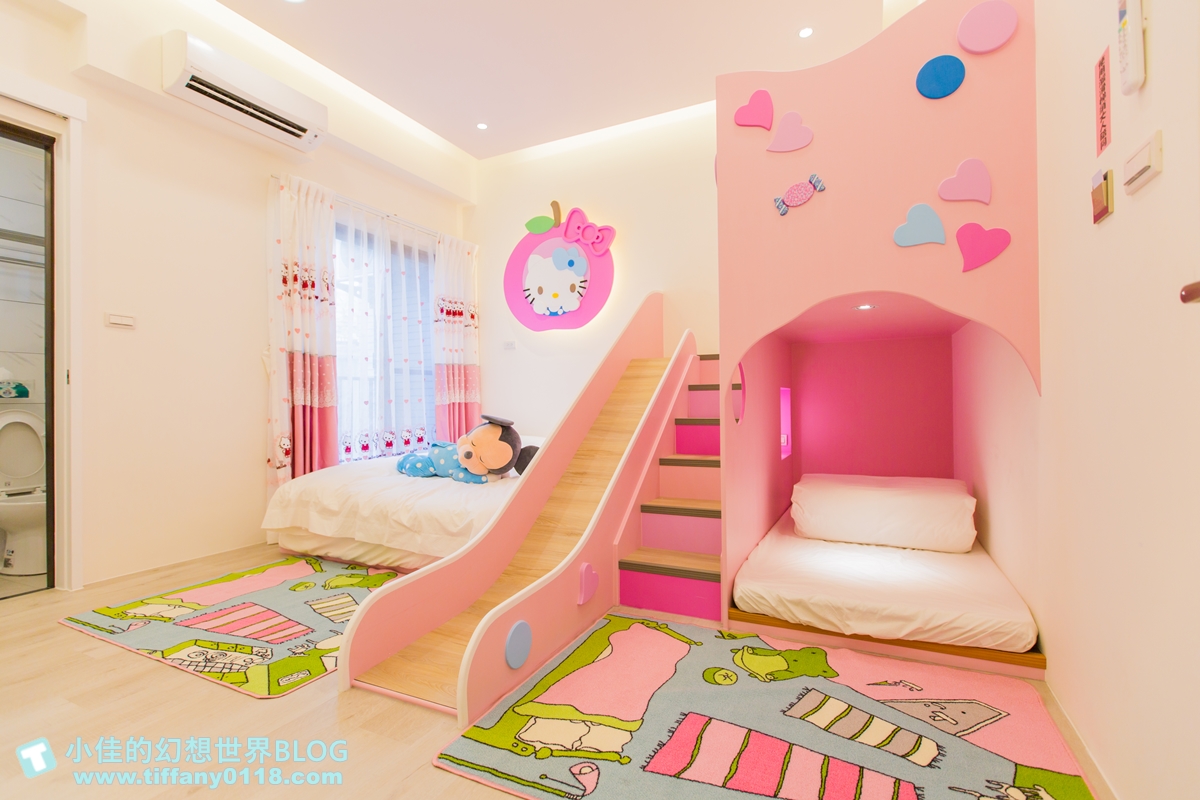 [宜蘭民宿]童樂天親子童玩民宿/米奇元素遊樂園大廳+馬可龍繽紛色系的主題滑梯房/宜蘭童玩節民宿推薦