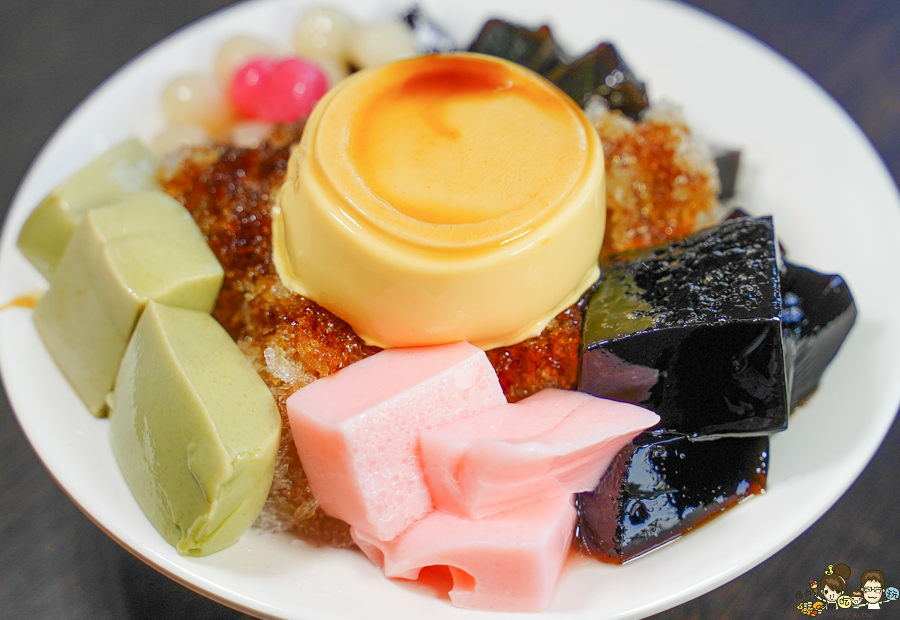 Q陳古早味黑砂糖剉冰 建工 三民 高雄美食 冰 必吃 黑糖 芋頭 仙草 湯圓