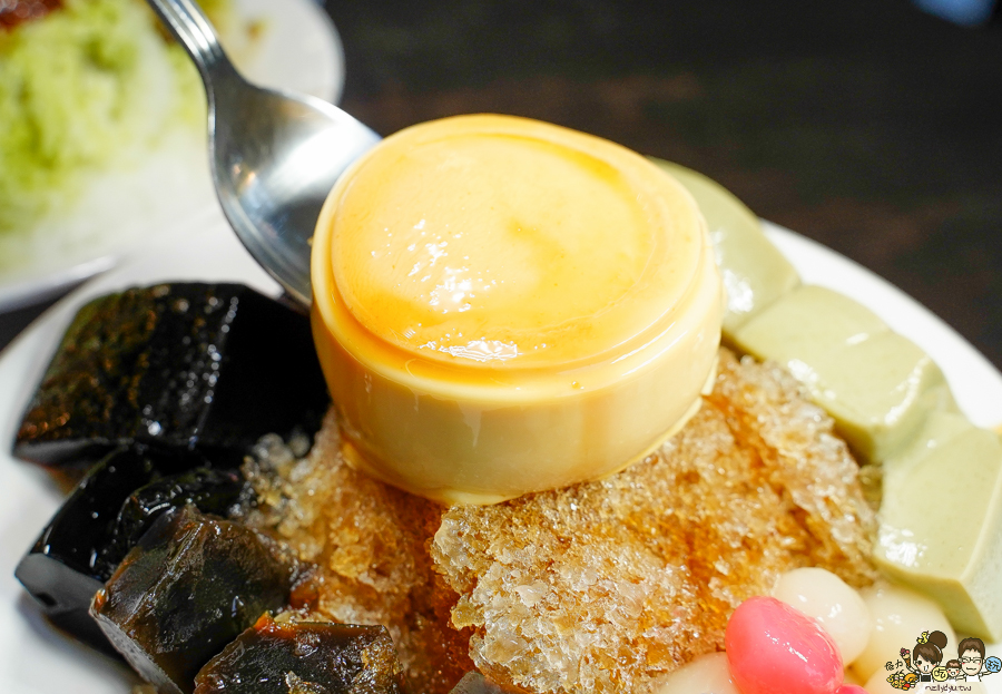 Q陳古早味黑砂糖剉冰 建工 三民 高雄美食 冰 必吃 黑糖 芋頭 仙草 湯圓