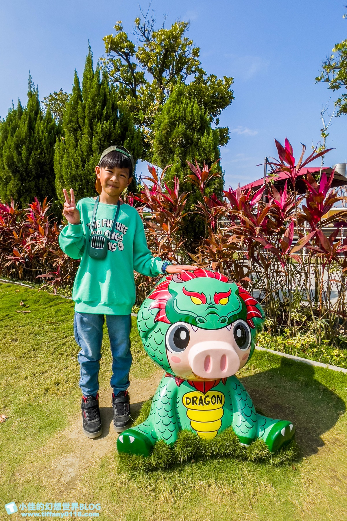 [嘉義景點]三隻小豬觀光農場/大草原+多功能溜滑梯+餵食動物+開放式鳥園+親子DIY/好拍好玩的嘉義親子景點推薦