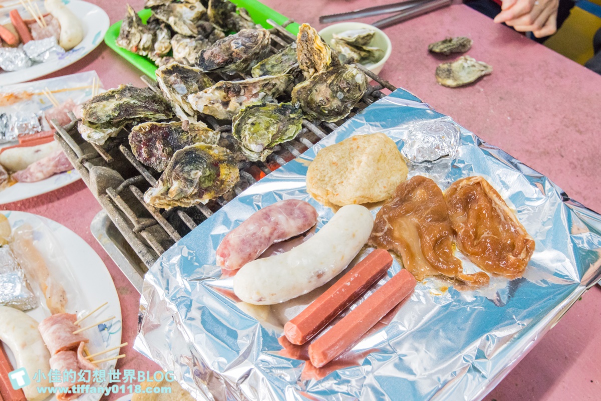 [澎湖行程]海洋牧場體驗/牡蠣現烤吃到飽+海鮮粥任你吃+卡拉OK歡唱+體驗無鉤魚餌釣花枝與海鱺魚/澎湖最新玩法