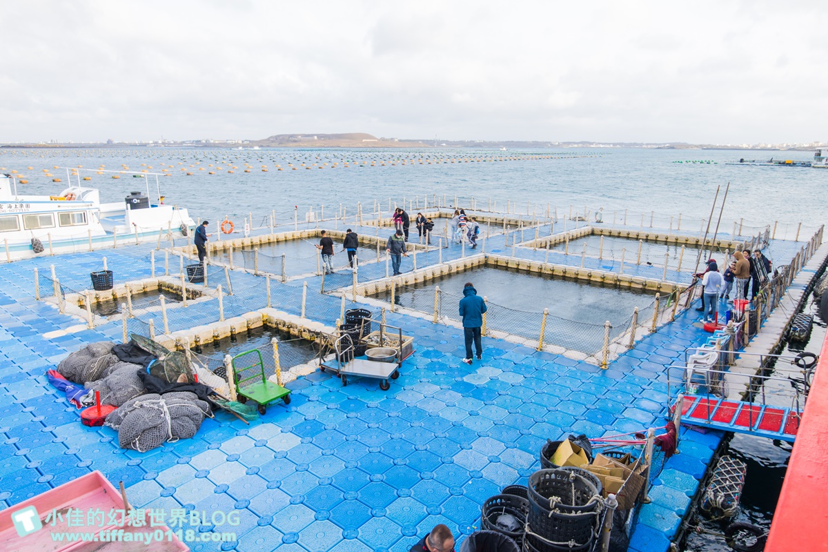 [澎湖行程]海洋牧場體驗/牡蠣現烤吃到飽+海鮮粥任你吃+卡拉OK歡唱+體驗無鉤魚餌釣花枝與海鱺魚/澎湖最新玩法