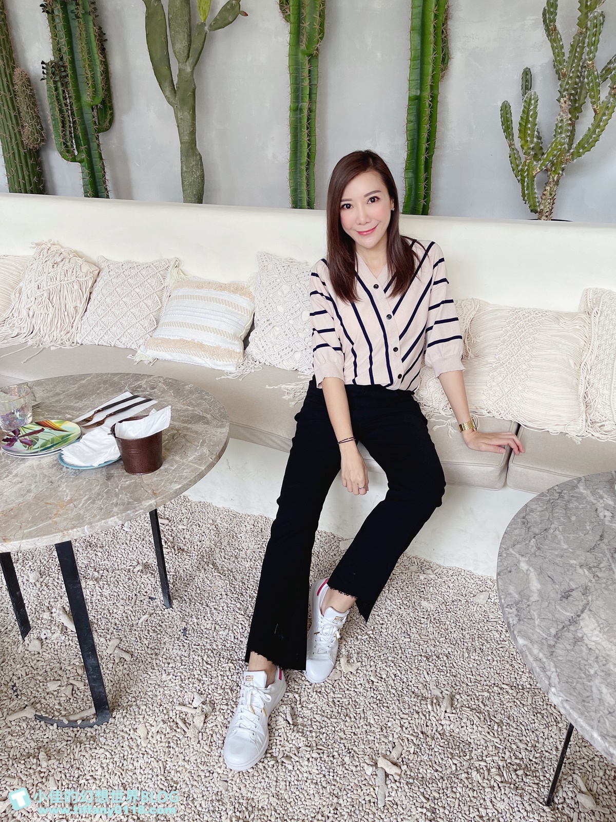 [台北美食]Gumgum Green Garden Good 101花園店/沙灘仙人掌峇里島風格直接搬進餐廳裡/台北網美餐廳推薦