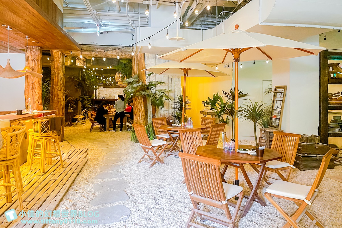 [台北美食]Gumgum Green Garden Good 101花園店/沙灘仙人掌峇里島風格直接搬進餐廳裡/台北網美餐廳推薦