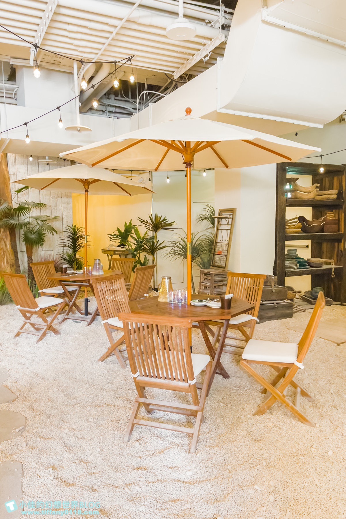 [台北美食]Gumgum Green Garden Good 101花園店/沙灘仙人掌峇里島風格直接搬進餐廳裡/台北網美餐廳推薦