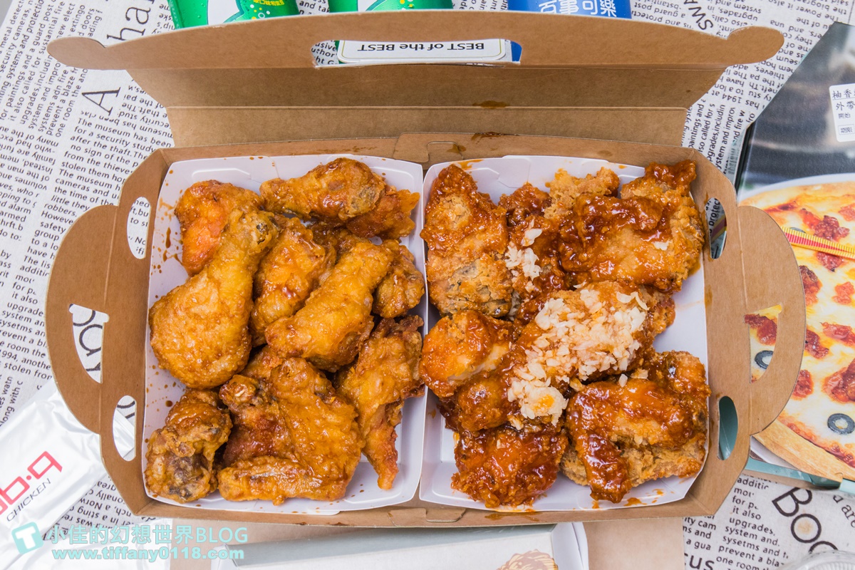 [外送美食推薦]bb.q CHICKEN外帶外送/滿千折200好划算/在家就可以吃到的超好吃韓式炸雞推薦