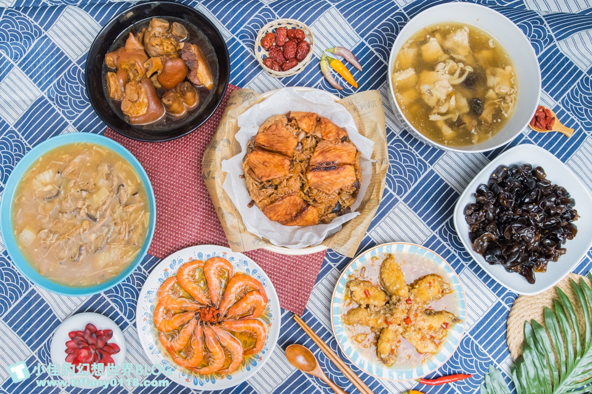 [宅配美食]台南大飯店手路菜宅配/台南阿舍華宴組/六菜一湯九折價再免運還送保冷袋超划算