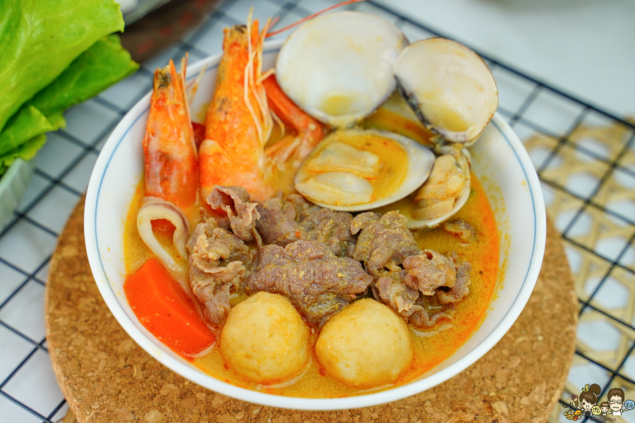 團購美食 招牌 好吃 必買 南洋 泰式 泰國料理 饗料理南洋風味食堂 椰香叻沙鍋 娘惹叻沙鍋 泰式叻沙鍋