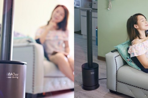 我的聰明美學家電「日系Bmxmao MAO air cool-Sunny 三合一清淨冷暖無葉風扇」冷氣、暖氣、空氣清淨機一次擁有