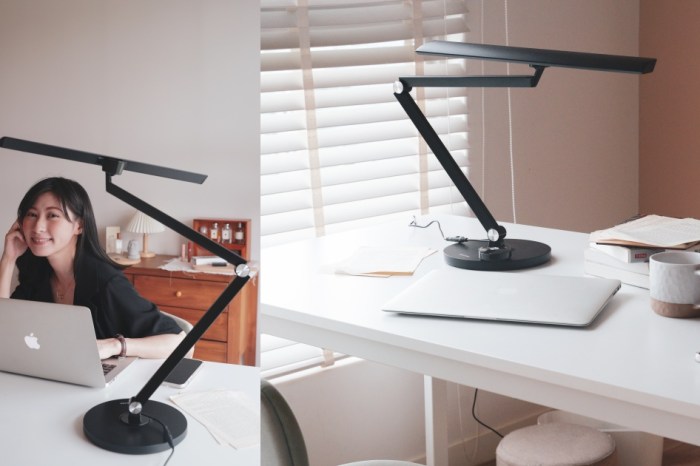 居家工作好幫手：SYLSTAR喜光 LED 全光譜護眼檯燈，五段式色溫，智能觸控新體驗。