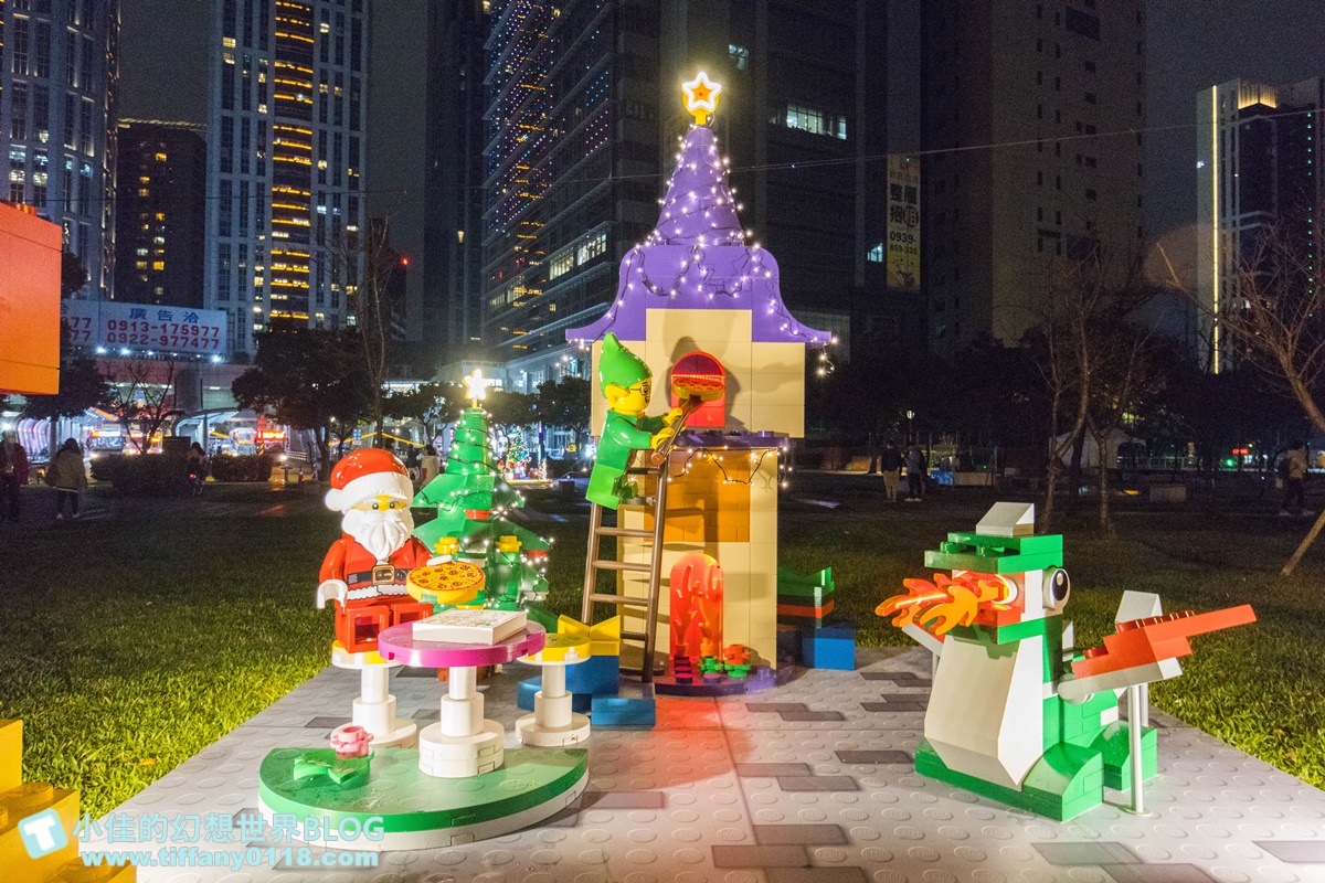 2021新北耶誕城xLEGO樂高/三大展區+七大絕美燈廊+樂高主題燈區總整理/教你怎麼玩怎麼去