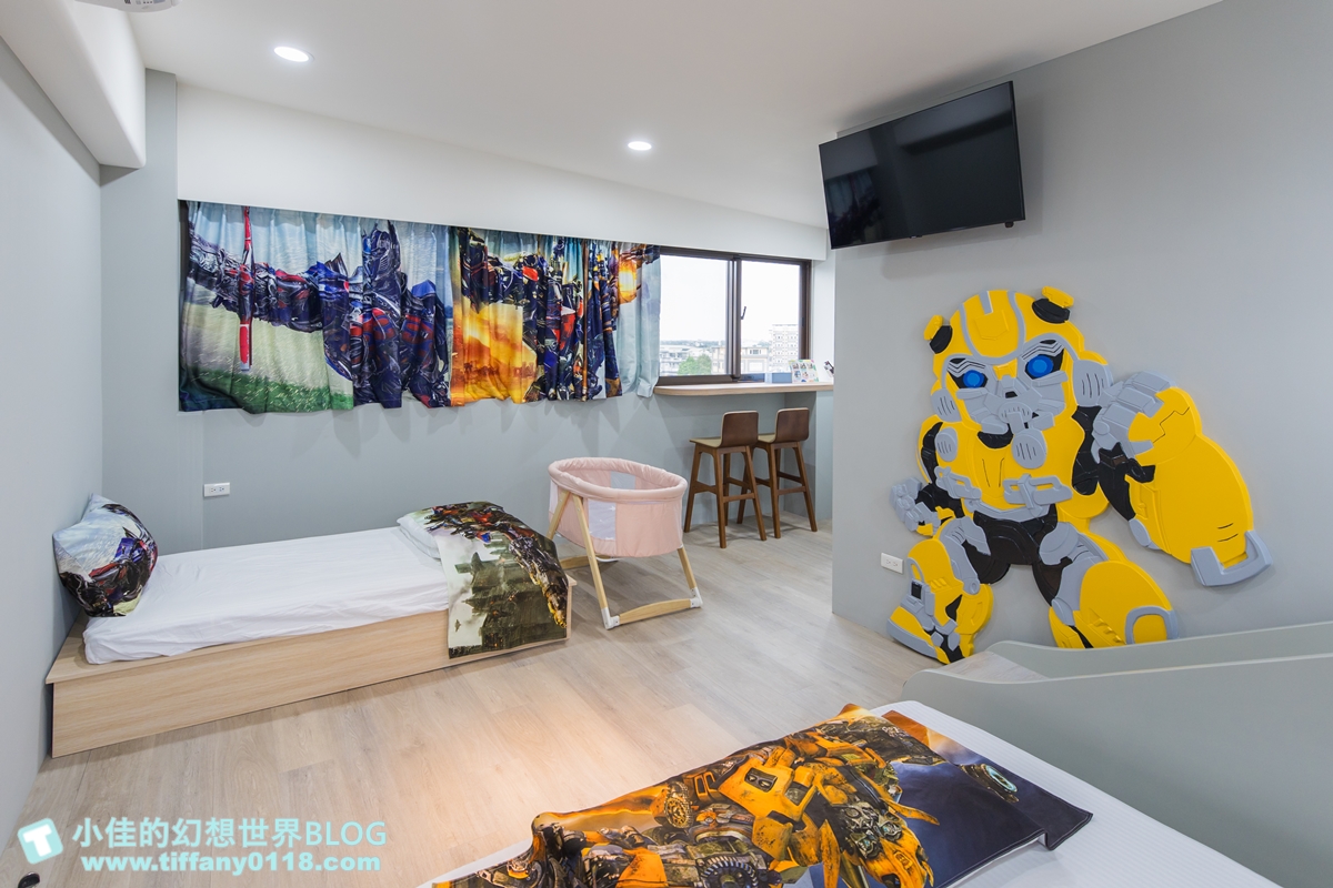 [宜蘭民宿]童玩趣親子民宿/卡通主題溜滑梯球池房+遊戲室+電動車+電梯/每間都有浴缸跟陽台/宜蘭親子民宿推薦