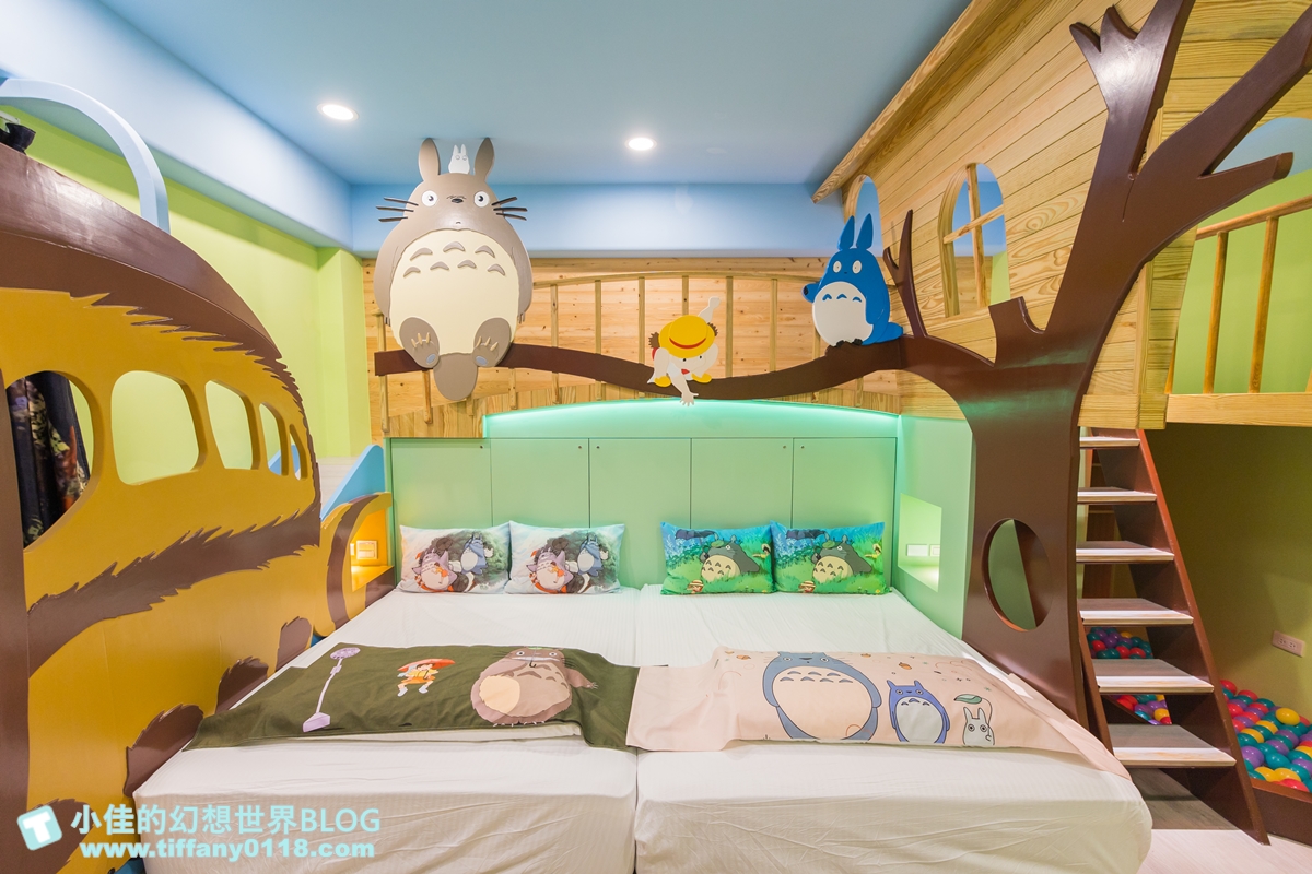 [宜蘭民宿]童玩趣親子民宿/卡通主題溜滑梯球池房+遊戲室+電動車+電梯/每間都有浴缸跟陽台/宜蘭親子民宿推薦