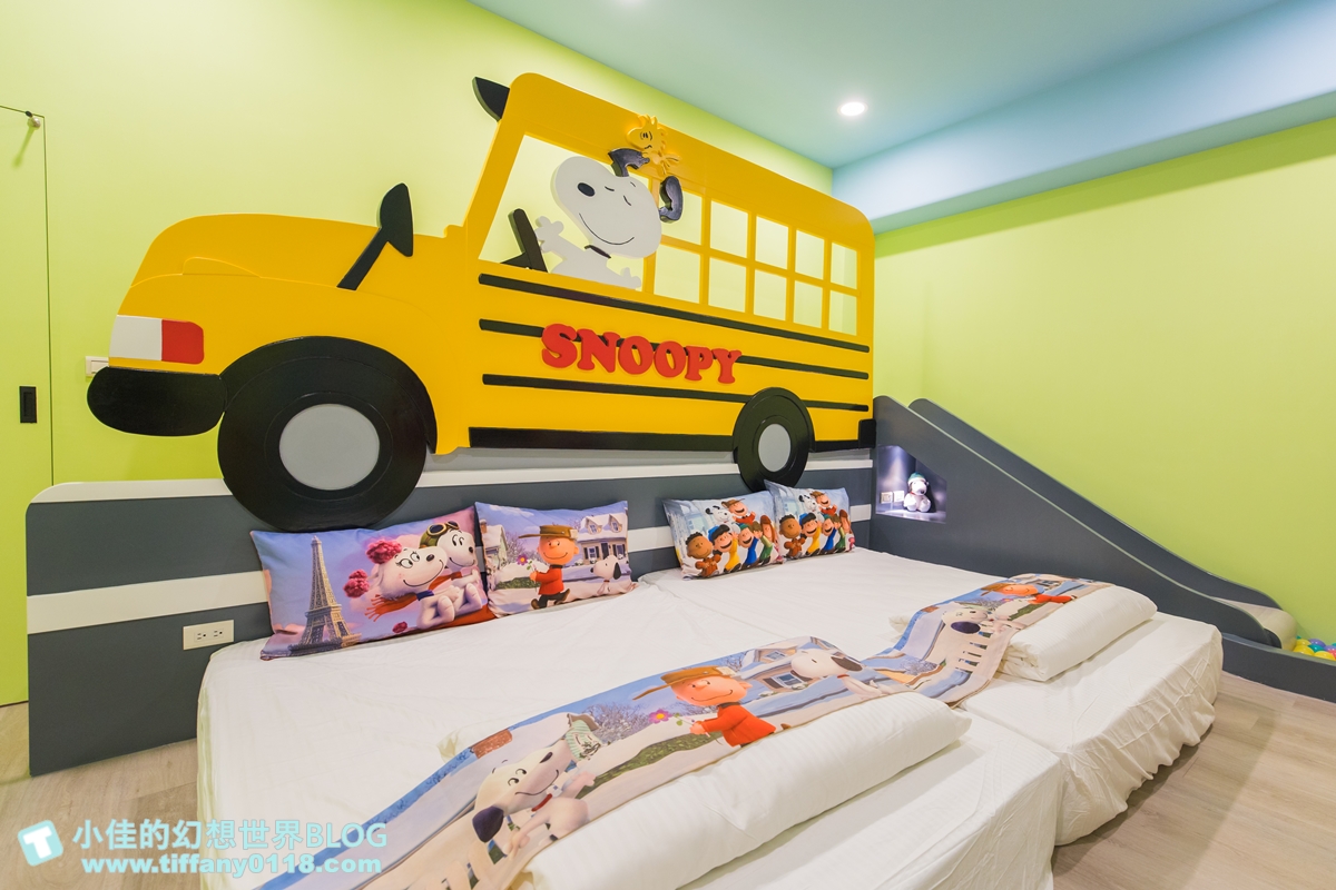 [宜蘭民宿]童玩趣親子民宿/卡通主題溜滑梯球池房+遊戲室+電動車+電梯/每間都有浴缸跟陽台/宜蘭親子民宿推薦