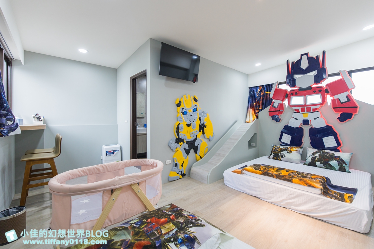 [宜蘭民宿]童玩趣親子民宿/卡通主題溜滑梯球池房+遊戲室+電動車+電梯/每間都有浴缸跟陽台/宜蘭親子民宿推薦