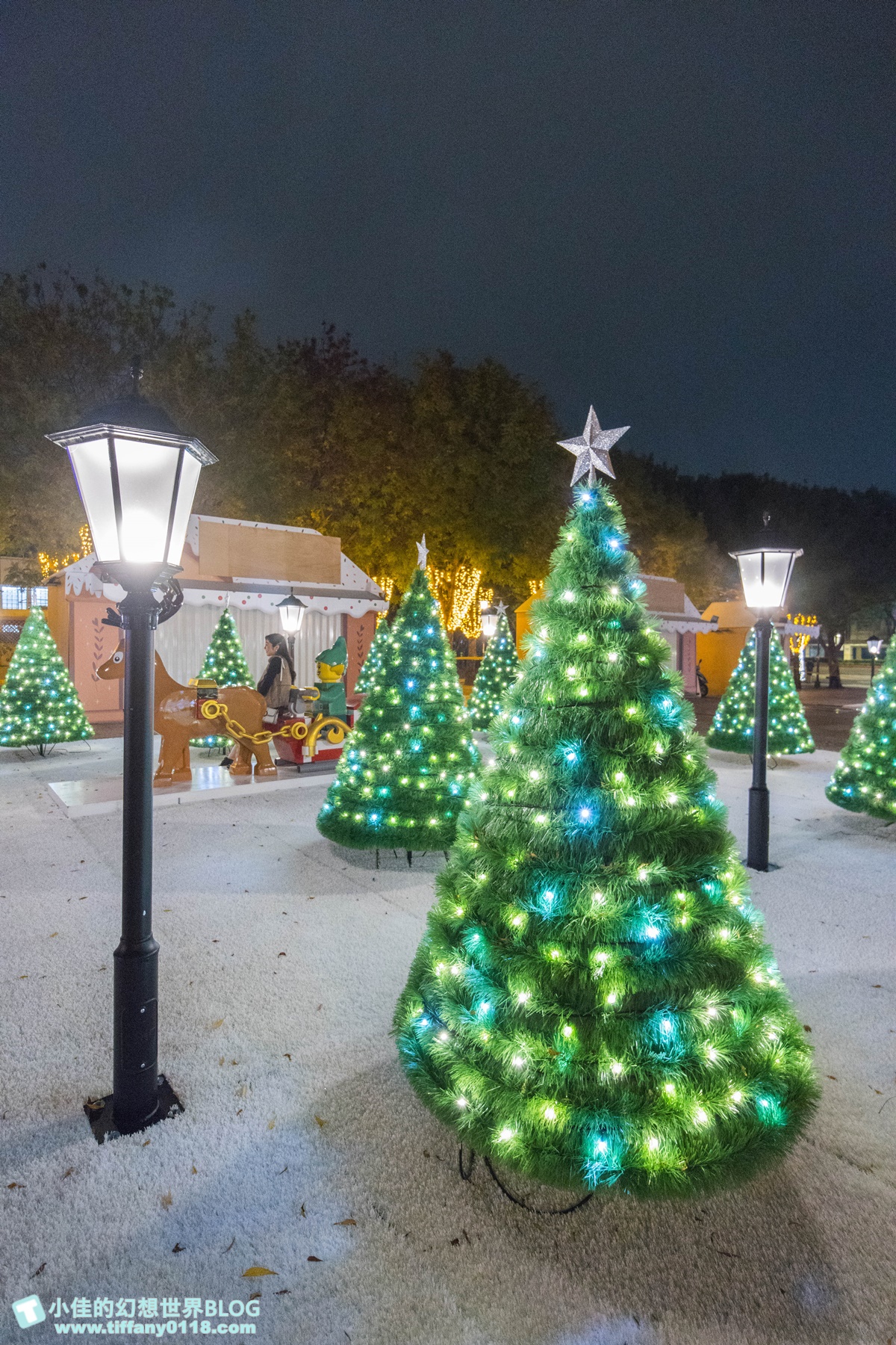 2021新北耶誕城xLEGO樂高/三大展區+七大絕美燈廊+樂高主題燈區總整理/教你怎麼玩怎麼去