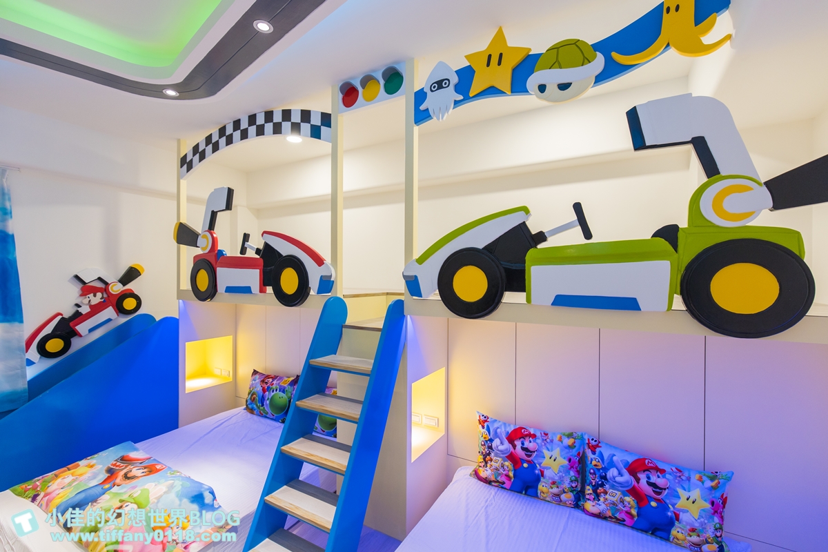 [宜蘭民宿]童玩趣親子民宿/卡通主題溜滑梯球池房+遊戲室+電動車+電梯/每間都有浴缸跟陽台/宜蘭親子民宿推薦