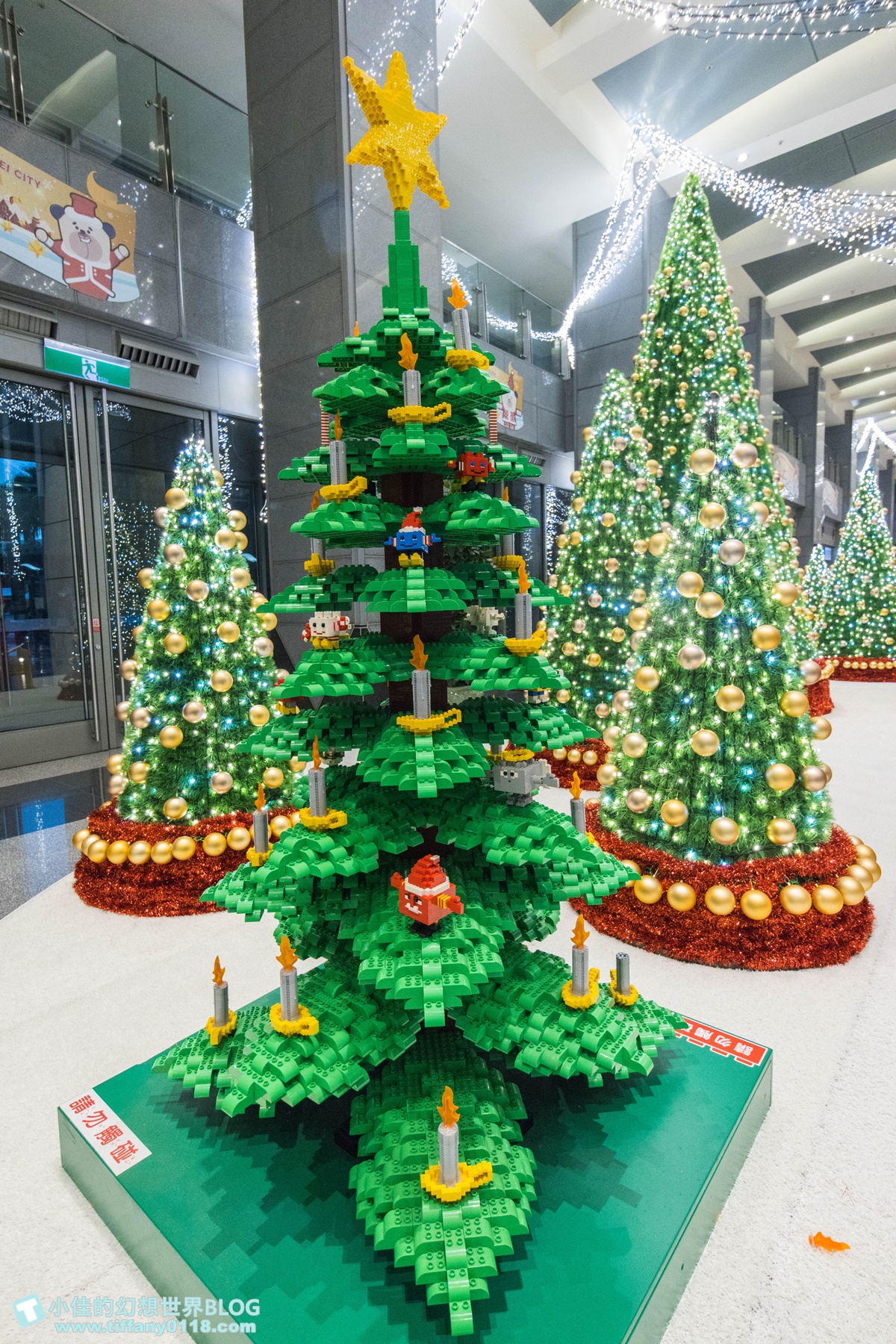 2021新北耶誕城xLEGO樂高/三大展區+七大絕美燈廊+樂高主題燈區總整理/教你怎麼玩怎麼去