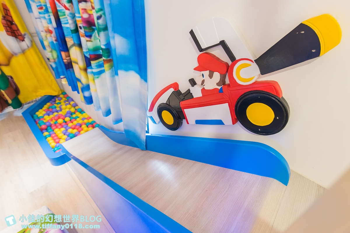 [宜蘭民宿]童玩趣親子民宿/卡通主題溜滑梯球池房+遊戲室+電動車+電梯/每間都有浴缸跟陽台/宜蘭親子民宿推薦
