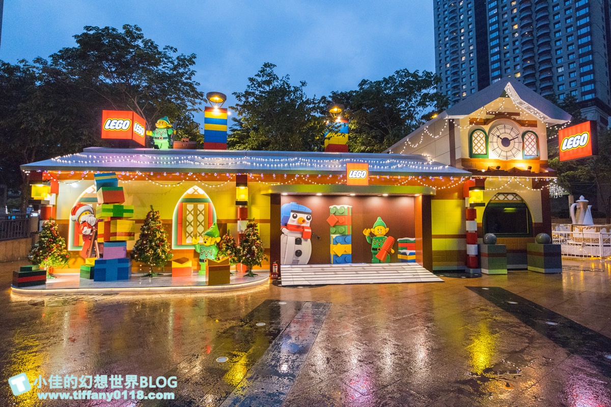 2021新北耶誕城xLEGO樂高/三大展區+七大絕美燈廊+樂高主題燈區總整理/教你怎麼玩怎麼去