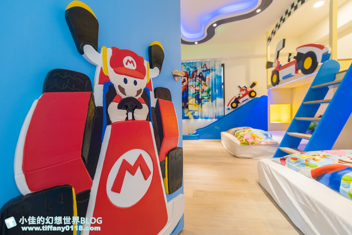 [宜蘭民宿]童玩趣親子民宿/卡通主題溜滑梯球池房+遊戲室+電動車+電梯/每間都有浴缸跟陽台/宜蘭親子民宿推薦