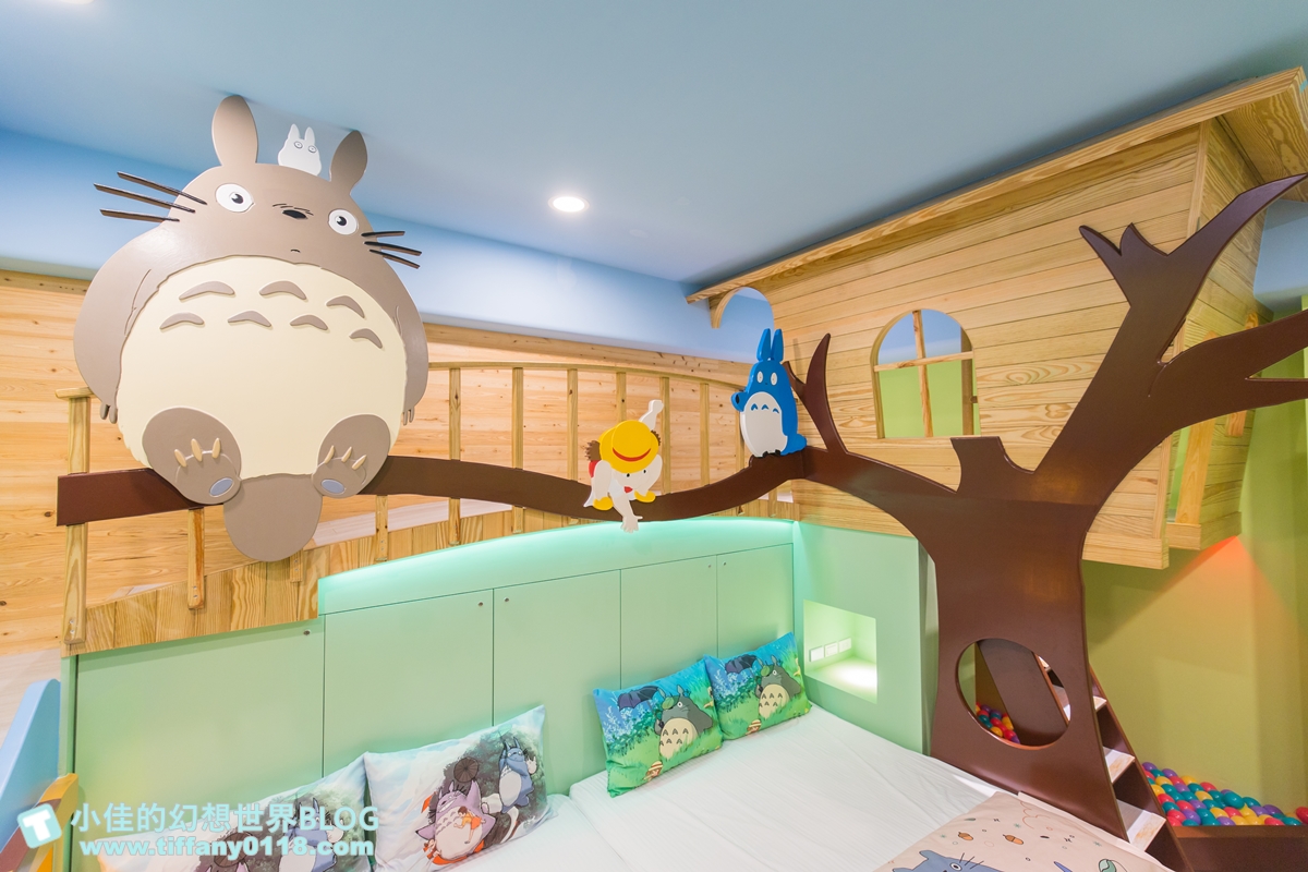 [宜蘭民宿]童玩趣親子民宿/卡通主題溜滑梯球池房+遊戲室+電動車+電梯/每間都有浴缸跟陽台/宜蘭親子民宿推薦