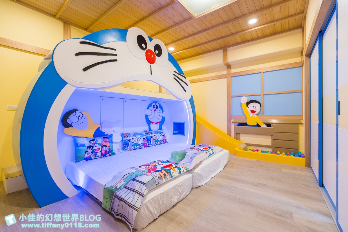 [宜蘭民宿]童玩趣親子民宿/卡通主題溜滑梯球池房+遊戲室+電動車+電梯/每間都有浴缸跟陽台/宜蘭親子民宿推薦