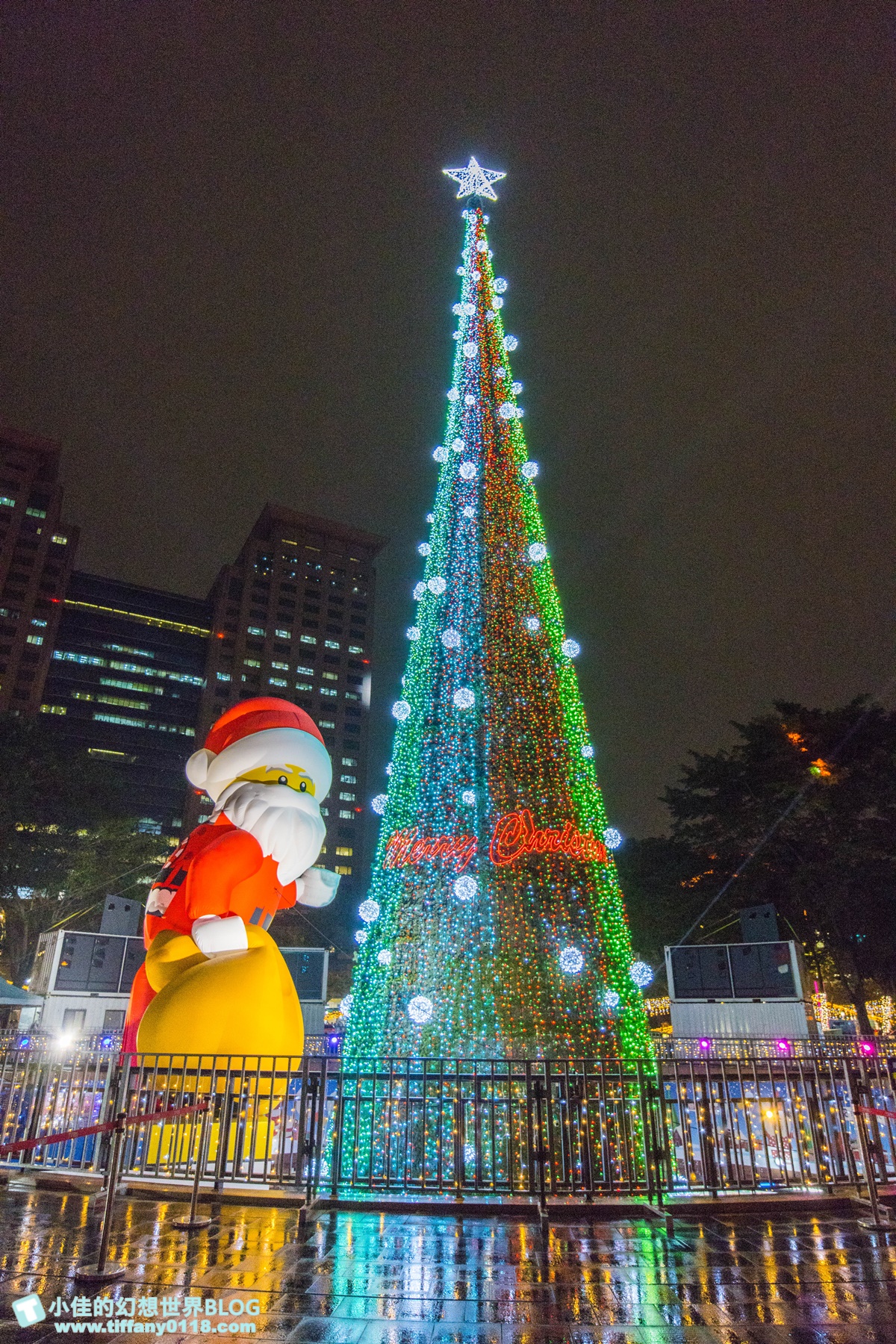 2021新北耶誕城xLEGO樂高/三大展區+七大絕美燈廊+樂高主題燈區總整理/教你怎麼玩怎麼去