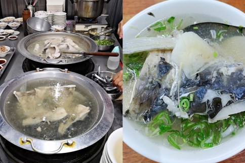 嘉義正老牌草魚湯1 【嘉義西區】正老牌草魚粥~嘉義在地人從小吃到大的銅板小吃,老饕最愛魚頭湯!每天排隊爆滿,晚來吃不到!