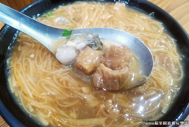 桃園好吃麵線|無敵號赤肉大腸蚵仔麵線(港式麵線)桃園民生路紅麵線料多實在