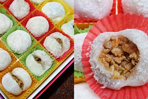 彰化大元麻糬1 【彰化美食】大元麻糬~味道好驚艷的招牌瘦肉鹹麻糬必買!彰化名產,城隍廟口排隊伴手禮店,麻糬皮Q彈,花生、芝麻、紅豆、素鹹麻糬都是熱門口味