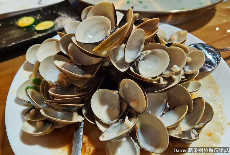 貝蛤蛤海鮮餐酒館|滿滿蛤蜊燒超大盤只要160元/桃園八德平價熱炒生猛海產(菜單)