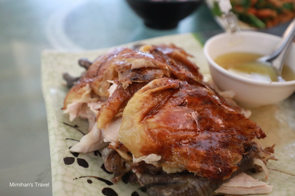 竹香園烤雞超油亮美味