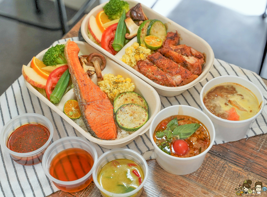 口碑 Yavan雅釩形象概念廚房 高雄美食 便當 餐盒 外帶 外送 異國料理 泰式 韓式 日式 咖哩 低GI 健康餐盒