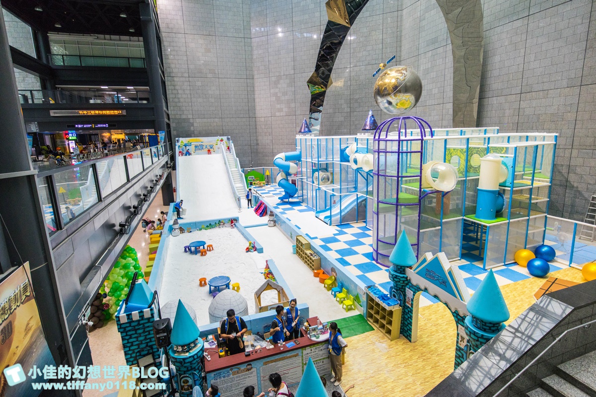 [高雄展覽]高雄科工館熱雪天堂探索樂園/溜滑梯+雪盆+冰原叢林攀爬設施+雪沙/高雄雪展