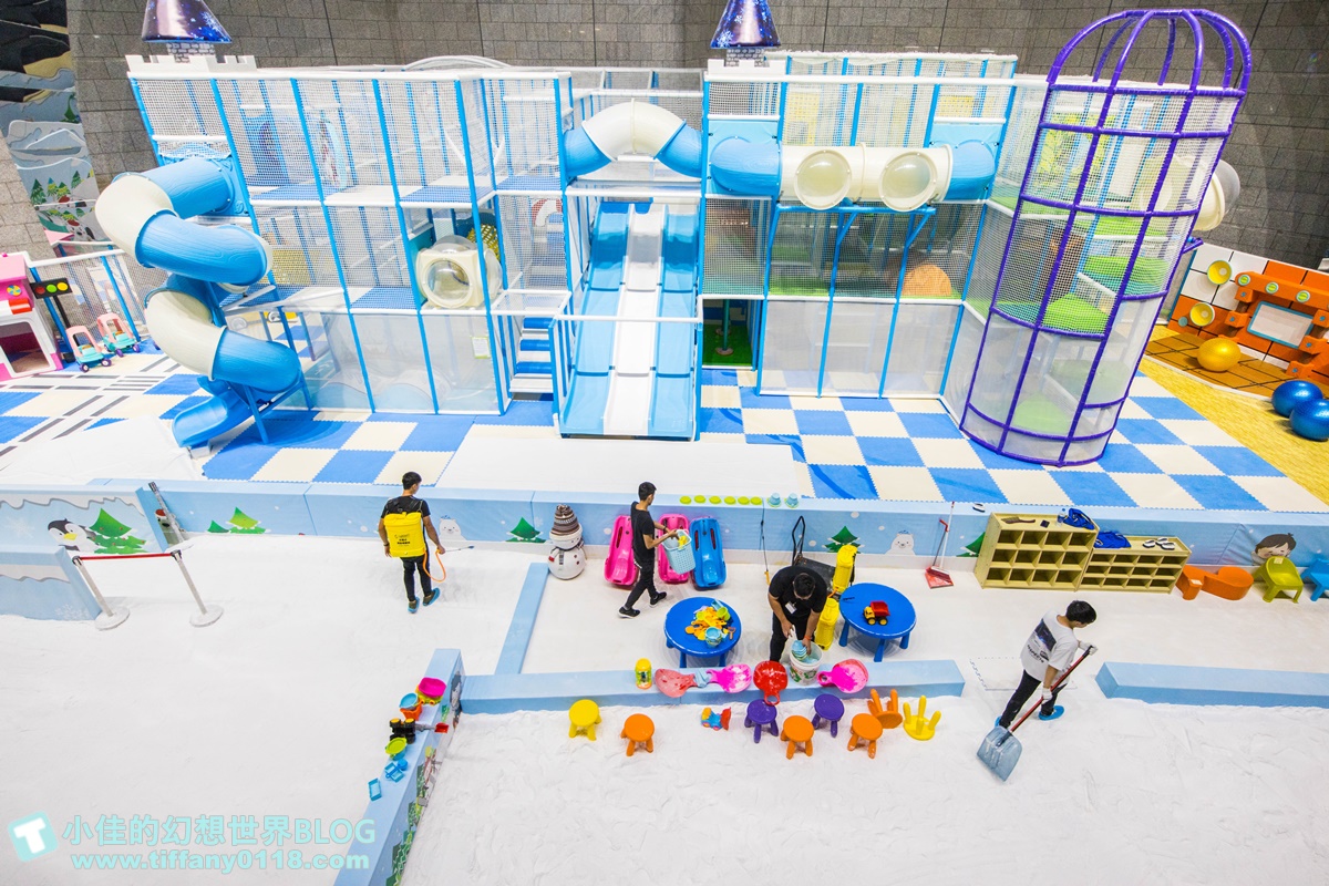 [高雄展覽]高雄科工館熱雪天堂探索樂園/溜滑梯+雪盆+冰原叢林攀爬設施+雪沙/高雄雪展