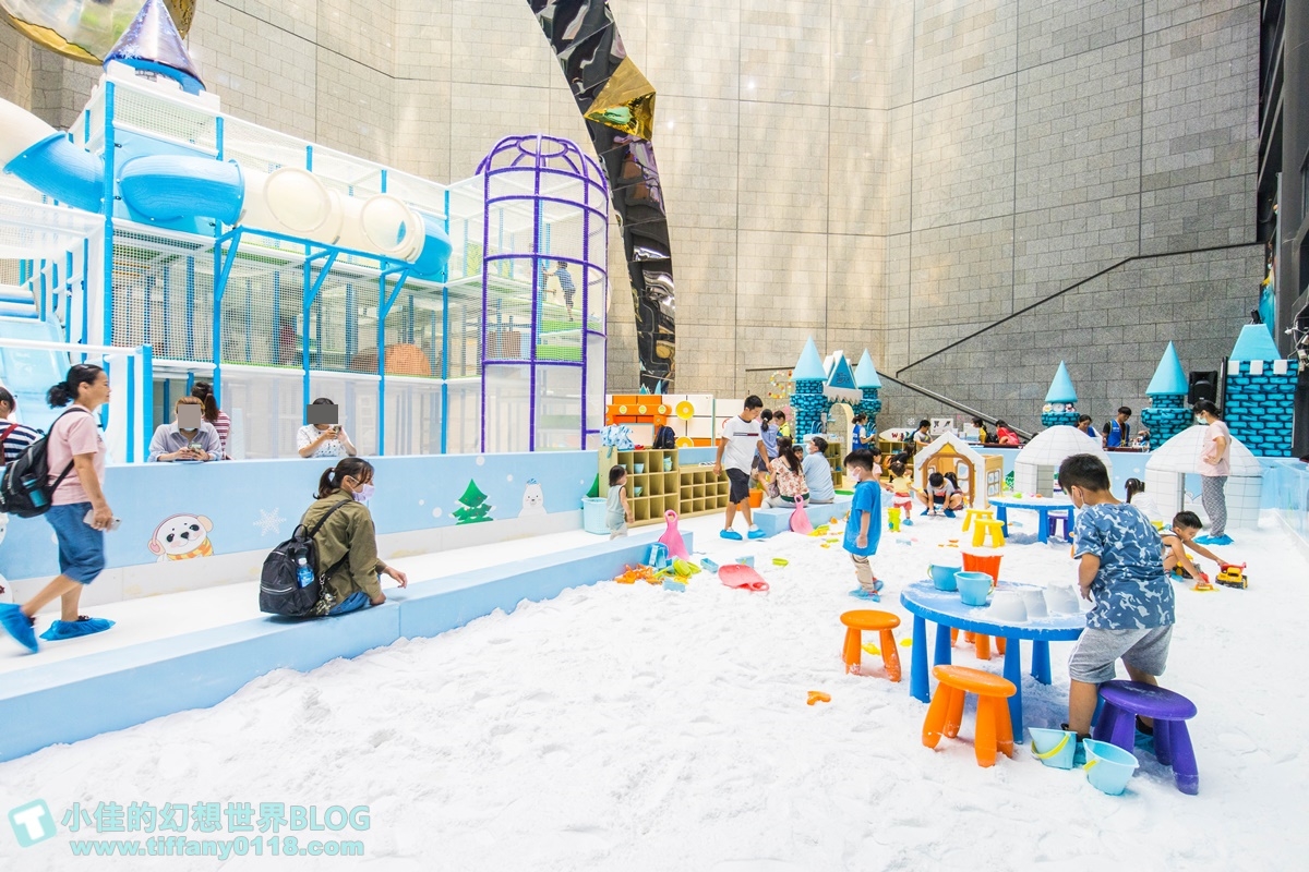 [高雄展覽]高雄科工館熱雪天堂探索樂園/溜滑梯+雪盆+冰原叢林攀爬設施+雪沙/高雄雪展
