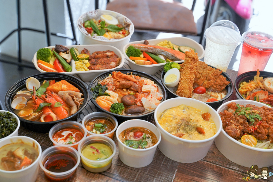 口碑 Yavan雅釩形象概念廚房 高雄美食 便當 餐盒 外帶 外送 異國料理 泰式 韓式 日式 咖哩 低GI 健康餐盒